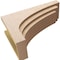 Ekena Millwork 12"W x 36"D x 24"H Classic Rockford Rough Cedar Woodgrain TimberThane Corbel, Primed Tan CORUR12X36X24ROCRCPR - alternate 2